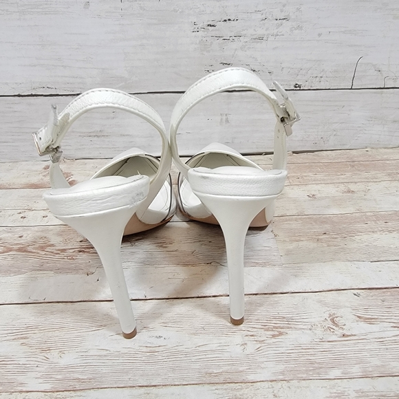 SCHUTZ White Slingback Heels - Picture 8 of 12